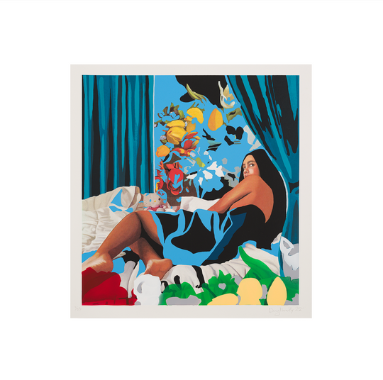 Darryl Westly, Odalisque 1, 2022, Hand-Embellished, Signed, and Numbered Limited Edition Print