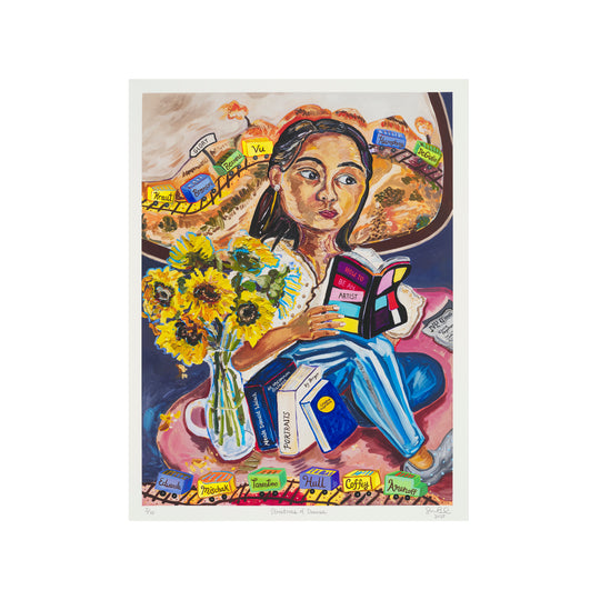 Susan Chen, Streetcars of Desires, 2025; Hand-Embellished, Signed, and Numbered Limited Edition Print