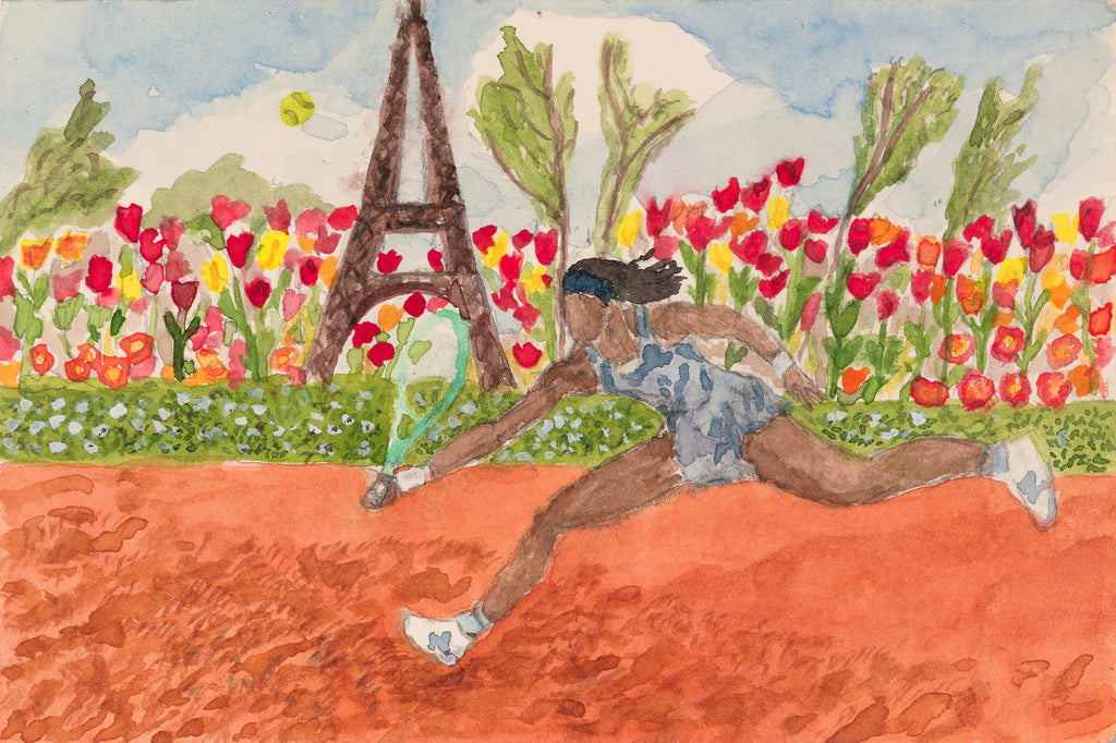 Art in Motion: Shaun Ellison’s Tennis Paintings
