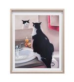 Lydia Blakeley, Reflections 3 (Chonky), 2022; Hand-Embellished, Signed, and Numbered Limited Edition Print