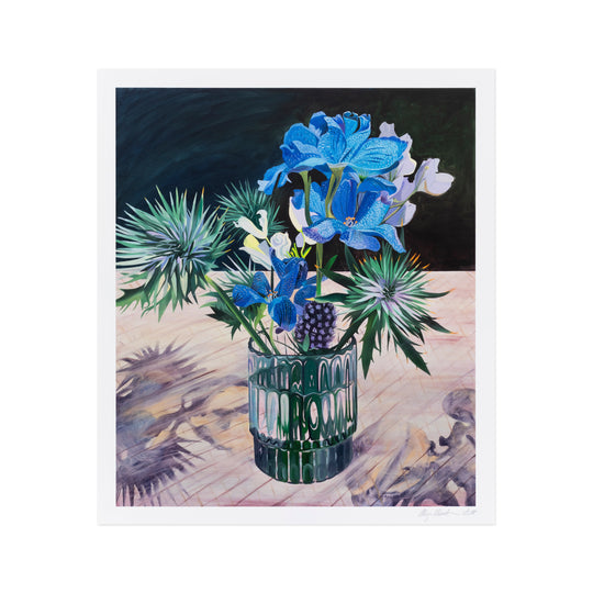 Aliza Nisenbaum, Blue Thistle, 2026; Signed and Numbered Limited Edition Print