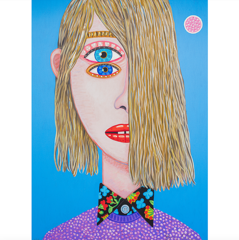 Brian Calvin, Sadie Jane, 2023; Hand-Embellished, Signed, and Numbered Limited Edition Print