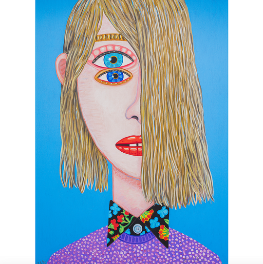 Brian Calvin, Sadie Jane, 2023; Limited Edition Print