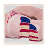 Gina Beavers, American Flag Sponge Butt Cake, 2024; Limited Edition Print