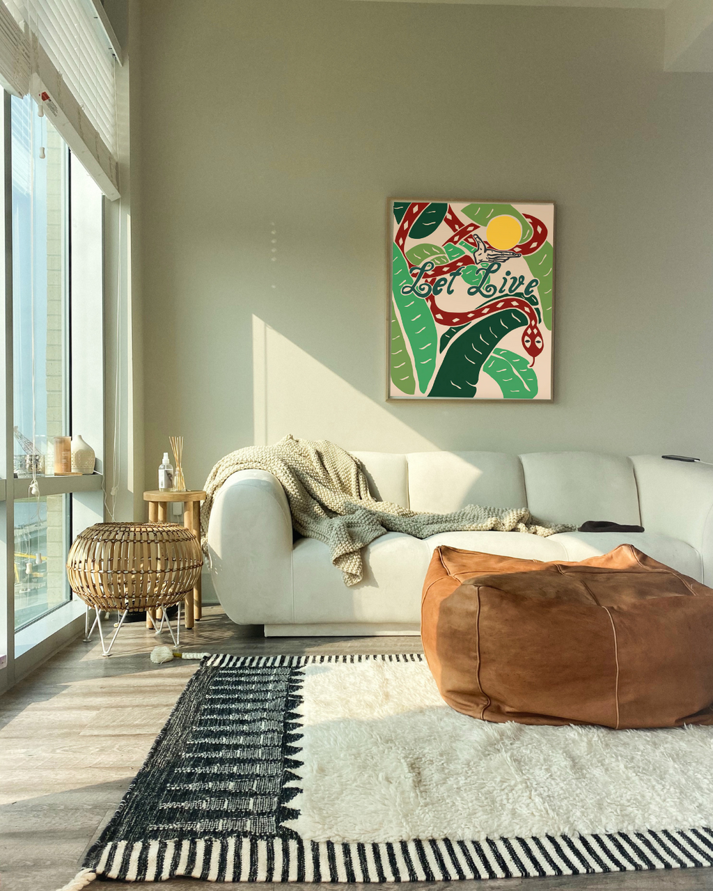 Joel Mesler, Let Live, 2020; Signed and Numbered Limited Edition Print