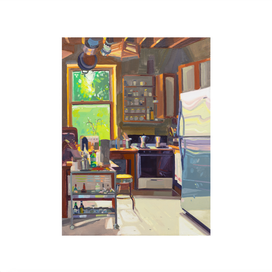 Keiran Brennan Hinton, September Kitchen, 2021; Limited Edition Print