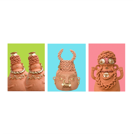 Joel Gaitan, Nicoya, Pobre Diabla, and Besos de Sueño, 2023; Set of 3 Signed, and Numbered Limited Edition Prints