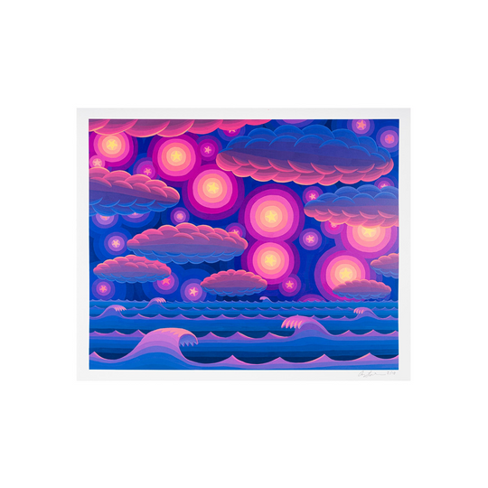 Amy Lincoln, Big Dipper (Orange and Purple), 2022; Limited Edition Print