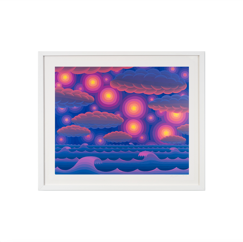 Amy Lincoln, Big Dipper (Orange and Purple), 2022; Limited Edition Print