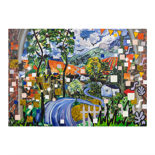 Allison Zuckerman, Approaching Narnia, 2024; Original Painting