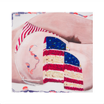 Gina Beavers, American Flag Sponge Butt Cake, 2024; Limited Edition Print