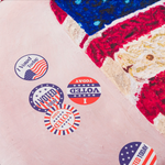 Gina Beavers, American Flag Sponge Butt Cake, 2024; Limited Edition Print