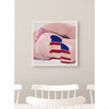 Gina Beavers, American Flag Sponge Butt Cake, 2024; Limited Edition Print