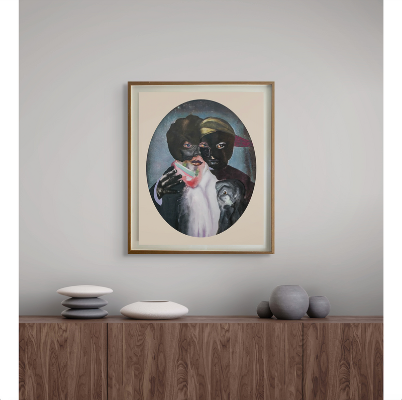 sara brown evening dress painting Evening Dress Wall Art | Fashion-Inspired Art Print