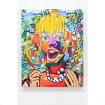 Allison Zuckerman, Little Baby Girl, 2024; Hand-Embellished, Limited Edition Print