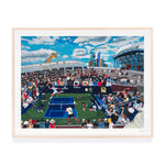 Shaun Ellison, US Open, Federer vs. Nadal, 2025; Hand-Embellished, Signed, and Numbered Limited Edition Print