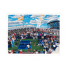 Shaun Ellison, US Open, Federer vs. Nadal, 2025; Hand-Embellished, Signed, and Numbered Limited Edition Print