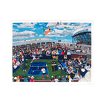 Shaun Ellison, US Open, Federer vs. Nadal, 2025; Hand-Embellished, Signed, and Numbered Limited Edition Print