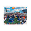 Shaun Ellison, US Open, Federer vs. Nadal, 2025; Hand-Embellished, Signed, and Numbered Limited Edition Print