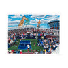 Shaun Ellison, US Open, Federer vs. Nadal, 2025; Hand-Embellished, Signed, and Numbered Limited Edition Print