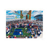 Shaun Ellison, US Open, Federer vs. Nadal, 2025; Hand-Embellished, Signed, and Numbered Limited Edition Print