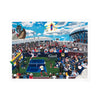 Shaun Ellison, US Open, Federer vs. Nadal, 2025; Hand-Embellished, Signed, and Numbered Limited Edition Print