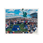 Shaun Ellison, US Open, Federer vs. Nadal, 2025; Hand-Embellished, Signed, and Numbered Limited Edition Print