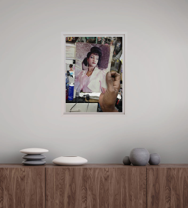 Alicia Mersy, Fatima holding herself, 2021; Signed and Numbered Limited Edition Print