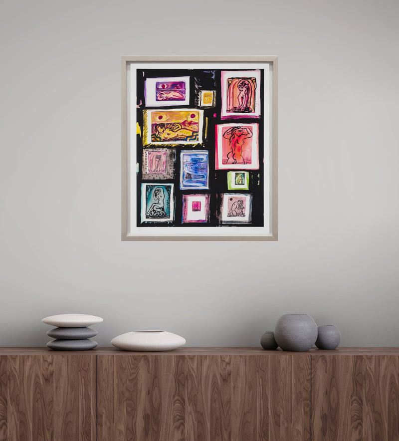 Amy Bessone, Playbill: Night Life, 2022; Hand-Embellished, Signed, and Numbered Limited Edition Print