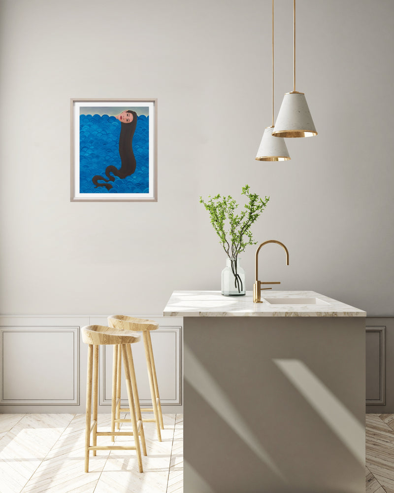 Becky Kolsrud, Allegorical Bather, 2023; Limited Edition Print