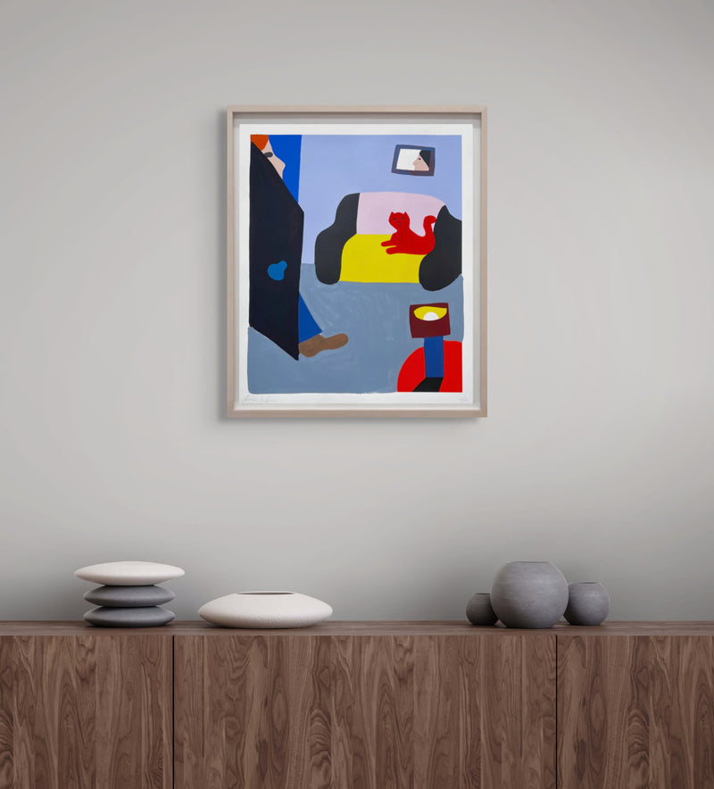 James Ulmer, One Foot in the Door, 2022; Limited Edition Print
