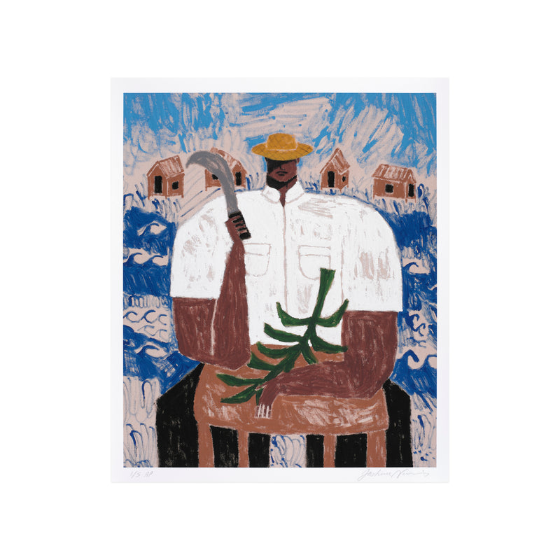 切絵細工周恩来   Zhou En-laiCollage workmanship Joshua Nazario Lugo, El Corta Plátanos (The Banana Cutter), 2026