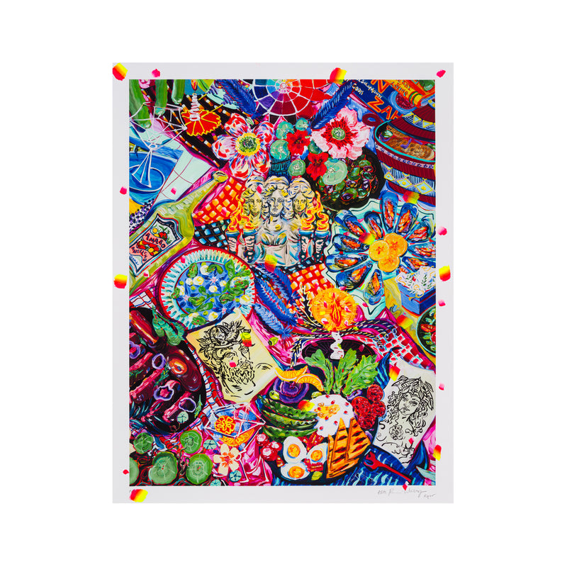 Kate Pincus-Whitney, Hecate and the Muses, 2022; Limited Edition Print