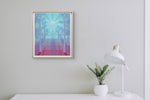 Amy Lincoln, Trees and Moon Rays (Blue, Cyan and Magenta), 2023; Limited Edition Print