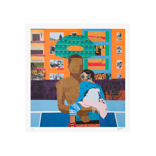 Na'ye Perez, Sunsets in Harlem, 2021; Signed and Numbered Limited Edition Print