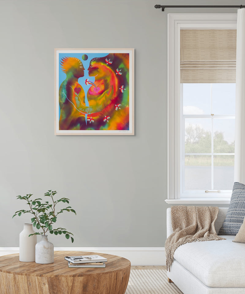 Aaron Johnson, Oh My Heart, 2024: Signed and Numbered Limited Edition Print