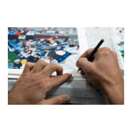 Shaun Ellison, US Open, Federer vs. Nadal, 2025; Hand-Embellished, Signed, and Numbered Limited Edition Print