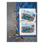 Shaun Ellison, US Open, Federer vs. Nadal, 2025; Hand-Embellished, Signed, and Numbered Limited Edition Print