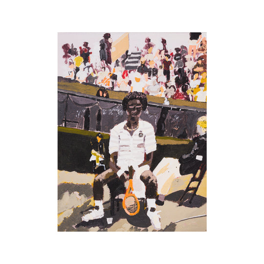 Shaun Ellison, Arthur Ashe Meditating, 2023; Signed and Numbered Limited Edition Print