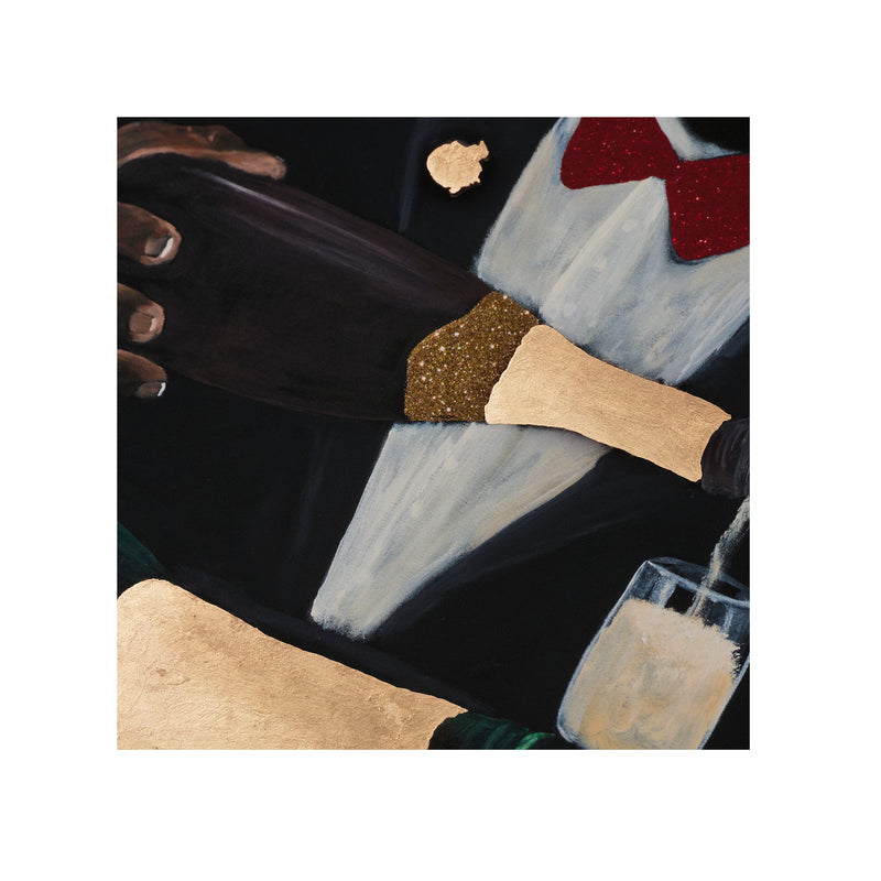 Jammie Holmes, Toast, 2025; Hand-Embellished, Signed, and Numbered Limited Edition Print