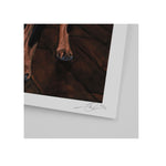 Jammie Holmes, Tyson, 2025; Hand-Embellished, Signed, and Numbered Limited Edition Print