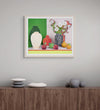 Daniel Gordon, White Poppies with Apples & Oranges, 2024; Limited Edition Print