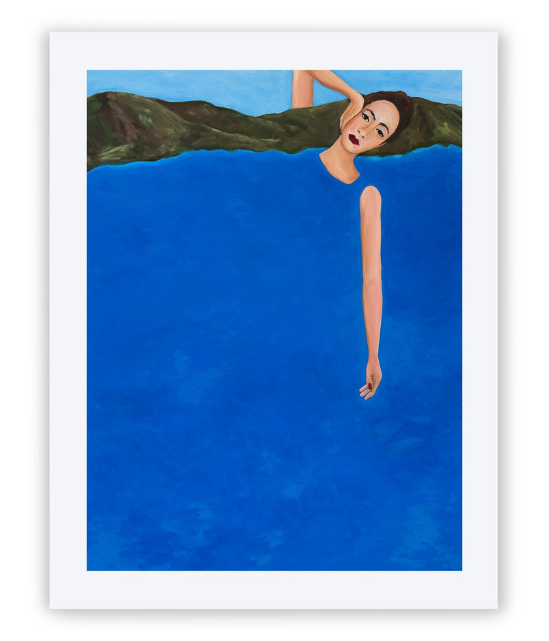 Becky Kolsrud, Allegorical Nude, 2019; Hand-Embellished Limited Edition Print