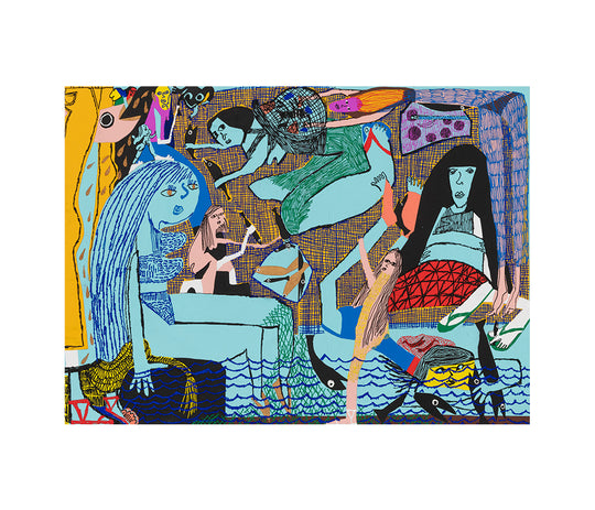 Summer Wheat, Shallow Water I, 2020; Signed and Numbered Limited Edition Print