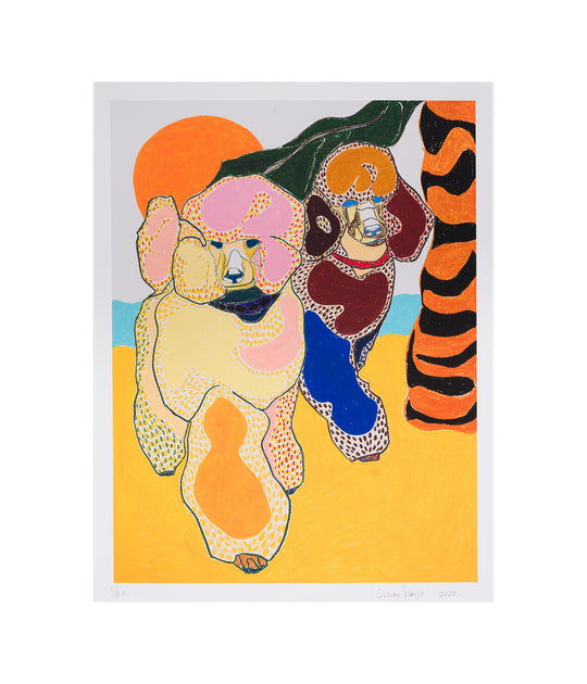 Susumu Kamijo, The Beach Lovers, 2020; Signed and Numbered Limited Edition Print