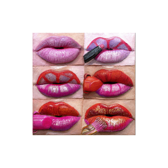 Gina Beavers, Florescent Lip, 2021; Signed and Numbered Limited Edition Print, Framed