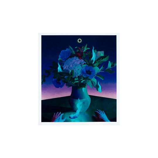 Xiao Wang, Ghost/Fire, 2022; Hand-Embellished, Signed, and Numbered Limited Edition Print